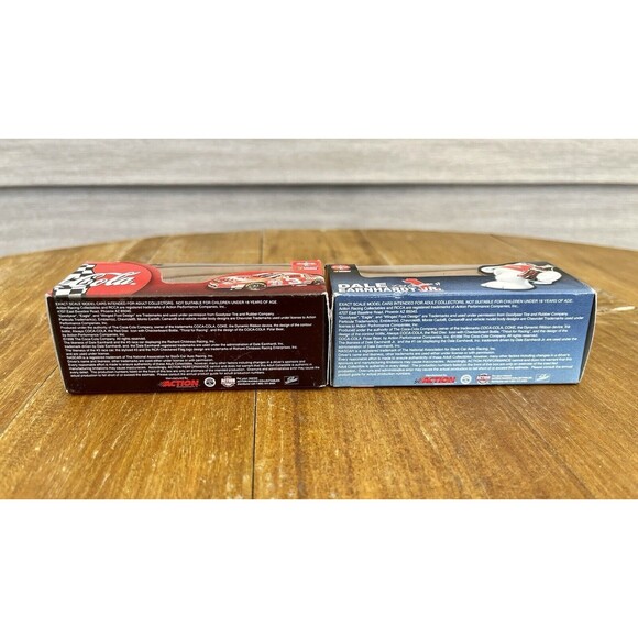 Dale Earnhardt #3 & Dale Jr #1 Numbered Limited Collectible NASCAR Cars 1:64 Red - Picture 3 of 7